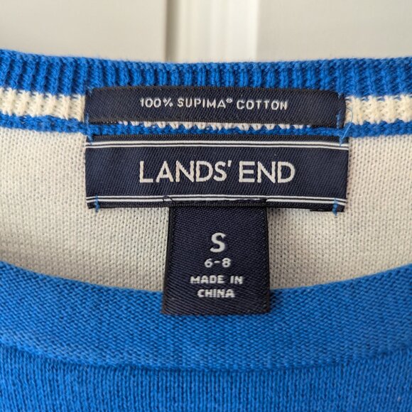 Lands End Womens SMALL Lamb Supima Sweater - Picture 3 of 8